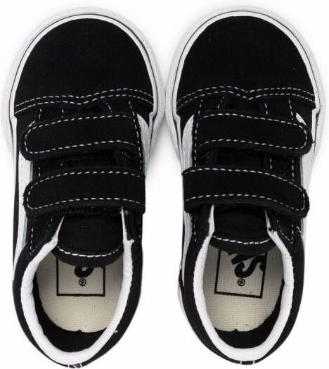 Vans Kids Old Skool touch-strap low-top sneakers Black