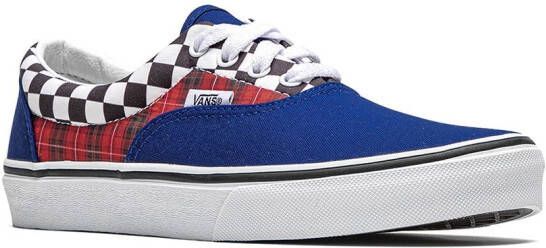 Vans Kids Era "Plaid Checkerboard" sneakers Blue