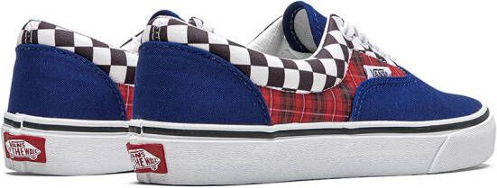Vans Kids Era "Plaid Checkerboard" sneakers Blue
