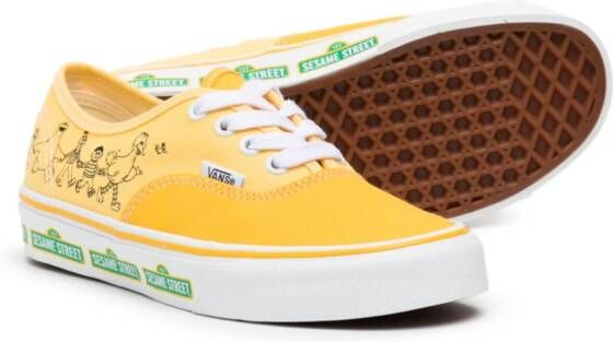 Vans Kids x Sesame Street Authentic sneakers Yellow