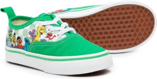 Vans Kids x Sesame Street lace-up sneakers Green