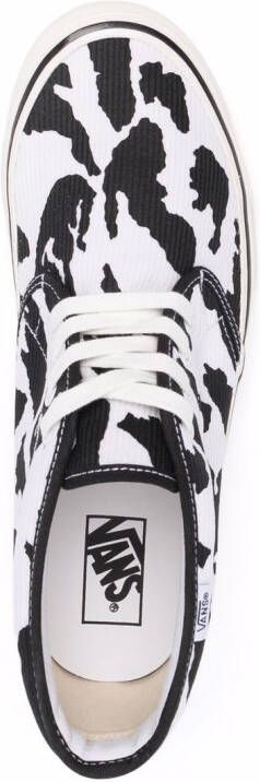 Vans leopard-print mid-top sneakers White