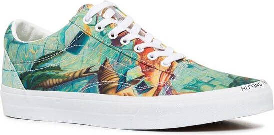 Vans Old Skool illustrated-sneakers Blue
