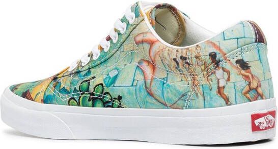 Vans Old Skool illustrated-sneakers Blue