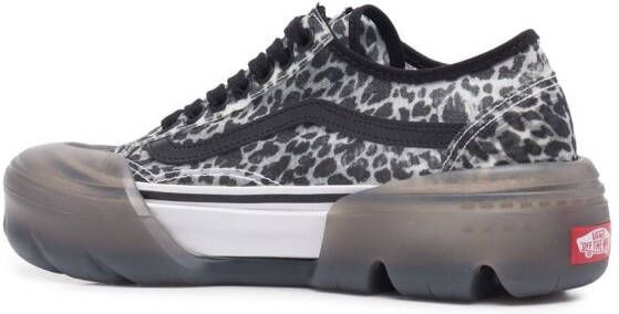 Vans Old Skool leopard-print sneakers Grey