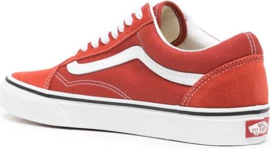 Vans Old Skool logo-patch sneakers Red