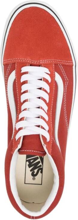 Vans Old Skool logo-patch sneakers Red