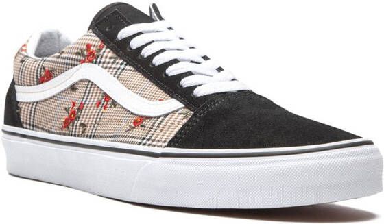 Vans Old Skool "Glen Plaid Floral" sneakers Black