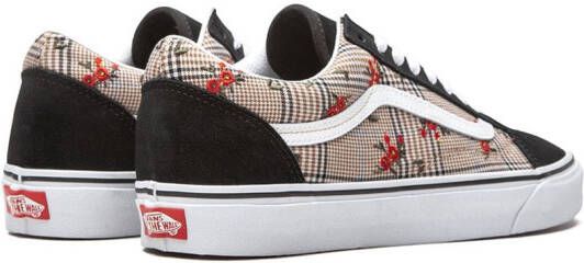 Vans Old Skool "Glen Plaid Floral" sneakers Black