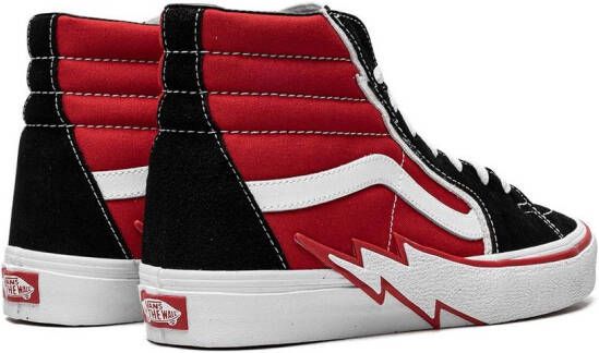 Vans Sk8 Hi Bolt "Red Black White" sneakers