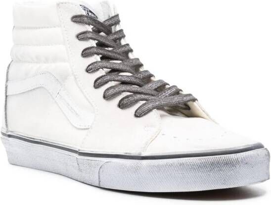 Vans SK8-Hi distressed-effect sneakers Neutrals