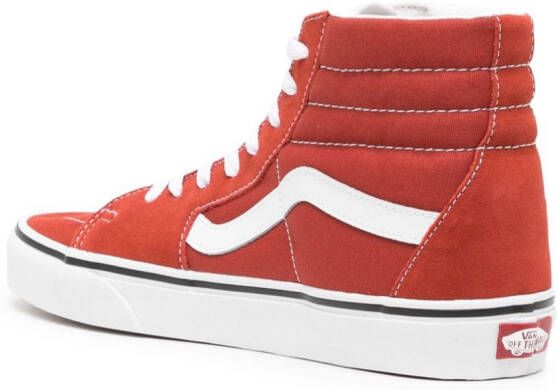 Vans SK8 Hi logo-patch sneakers Red