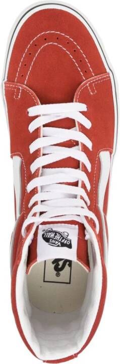 Vans SK8 Hi logo-patch sneakers Red