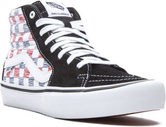 Vans Sk8-Hi "Sketched Checkerboard" sneakers Black