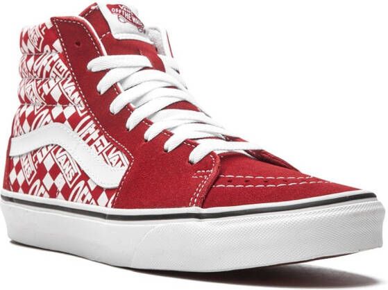 Vans Sk8 Hi "Off The Wall Logos" sneakers Red