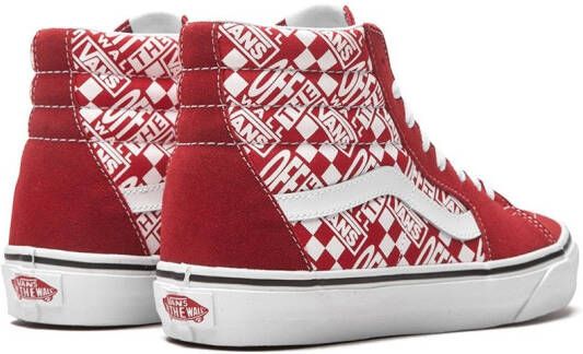 Vans Sk8 Hi "Off The Wall Logos" sneakers Red