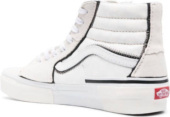 Vans Sk8-Hi top leather sneakers White