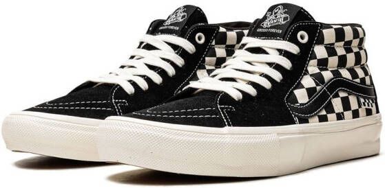 Vans Skate Grosso Mid "Checkerboard" sneakers Black