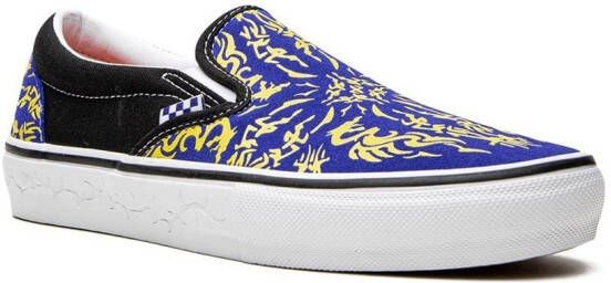 Vans Skate Slip-On "Dragon Flame" sneakers Blue