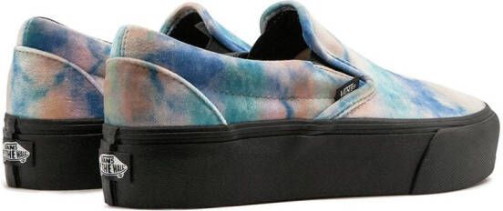 Vans Slip-On Platform "Tie-Dye" sneakers Blue
