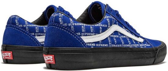 Vans x Supreme Old Skool Pro "Grid Logo Blue" sneakers