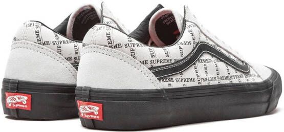 Vans x Supreme Old Skool Pro "Grid White" sneakers