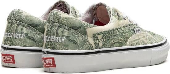 Vans x Supreme Skate Era "Dollar Bill-Green" sneakers