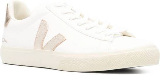 VEJA Campo grained leather sneakers White