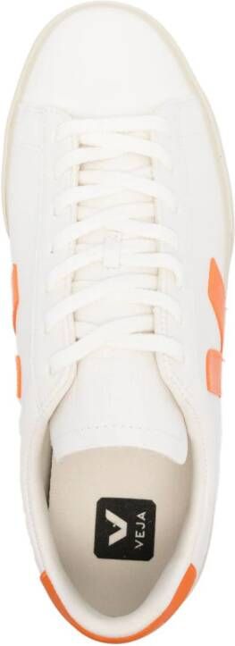 VEJA Campo grained leather sneakers White