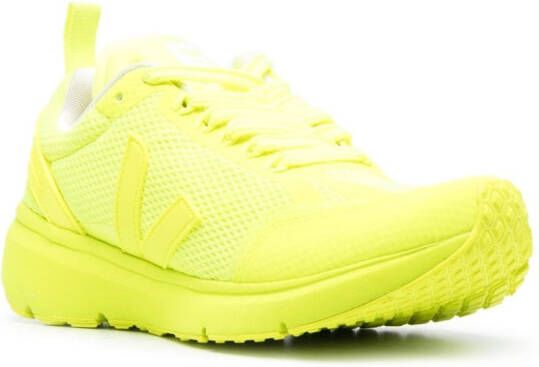 VEJA Condor 2 mesh low-top sneakers Yellow