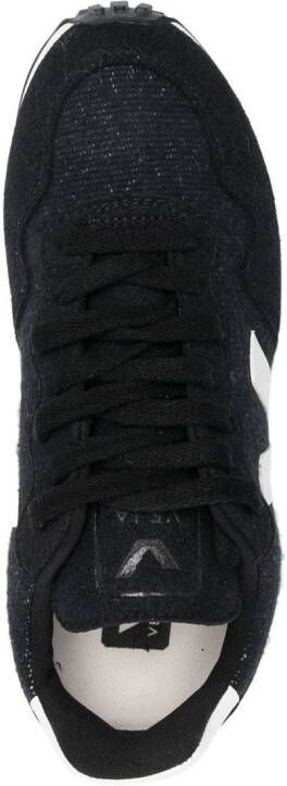 VEJA faux-leather low-top sneakers Black