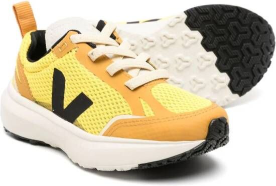 VEJA Kids Canary mesh sneakers Yellow