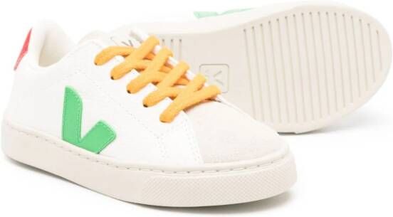 VEJA Kids Esplar ChromeFree leather sneakers White