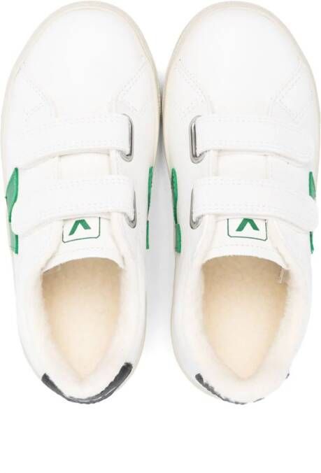 VEJA Kids Esplarr touch-strap sneakers White