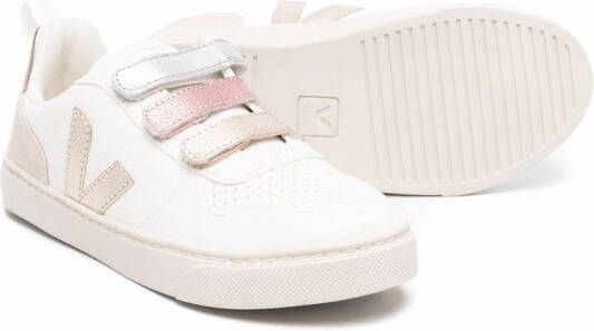 VEJA Kids touch-strap fastening sneakers White