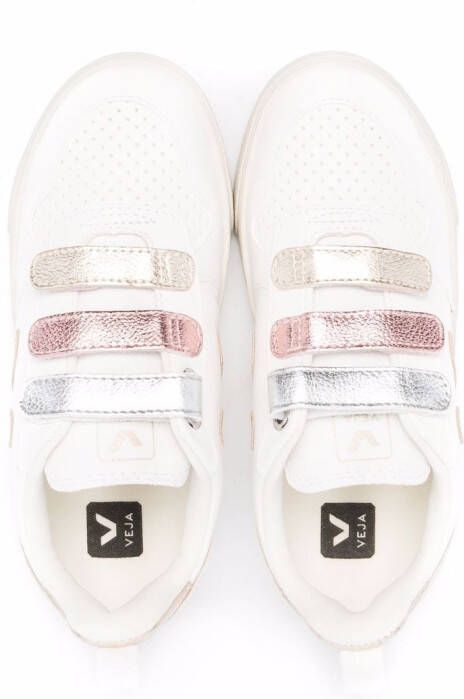 VEJA Kids touch-strap fastening sneakers White