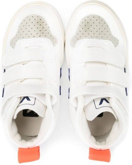 VEJA Kids touch-strap logo sneakers White