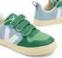 VEJA Kids V-10 touch-strap panelled sneakers Green - Thumbnail 5
