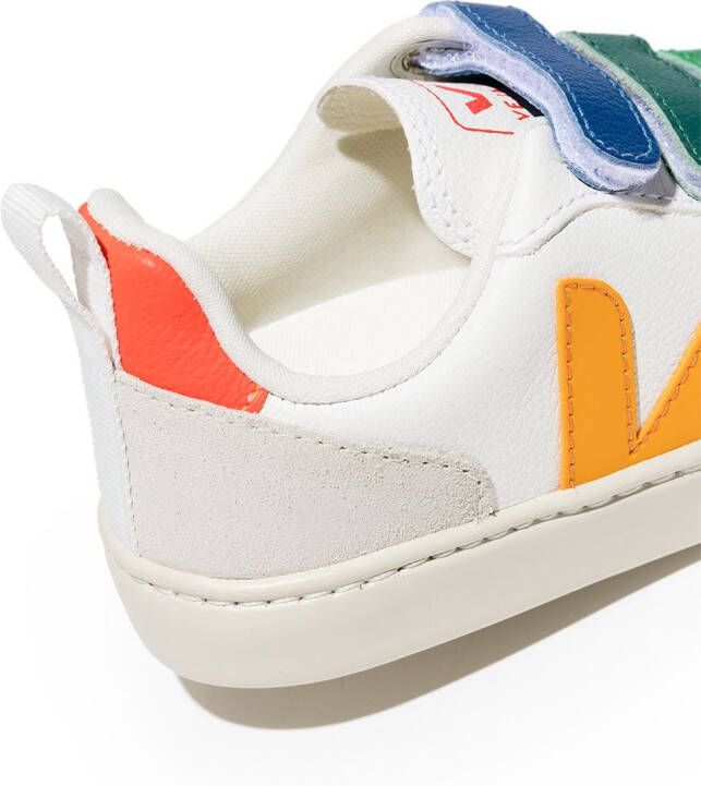 VEJA Kids V-10 touch-strap sneakers White