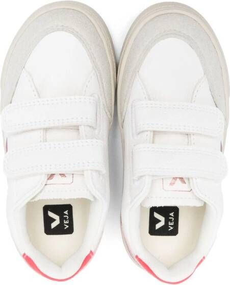 VEJA Kids V-12 ChromeFree leather sneakers White