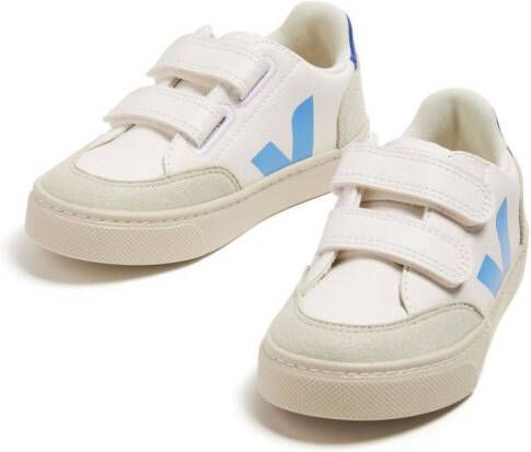 VEJA Kids V-12 leather sneakers White