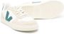 VEJA Kids V10 leather low-top sneakers White - Thumbnail 2
