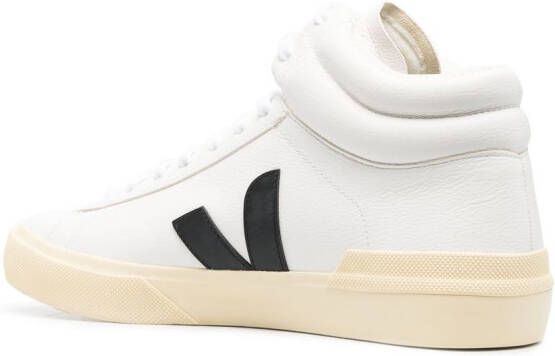 VEJA logo-patch hi-top sneakers White