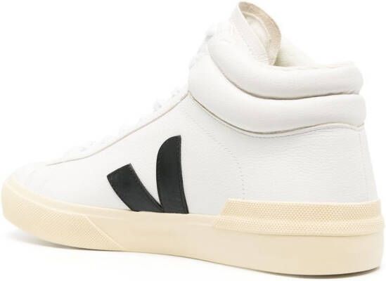 VEJA logo-patch high-top sneakers White