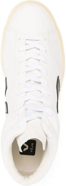 VEJA logo-patch high-top sneakers White