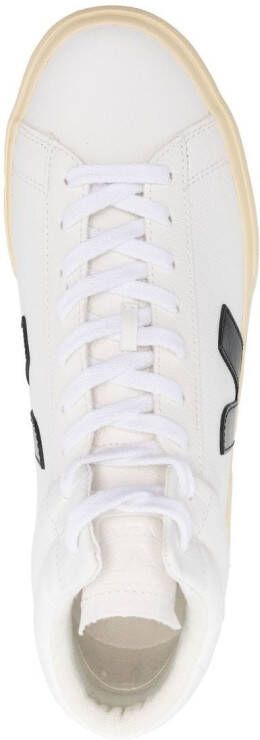 VEJA logo patch high-top sneakers White