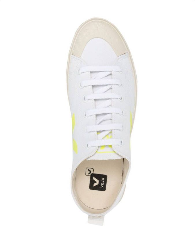 VEJA side logo print sneakers White