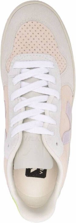VEJA V-10 colour-block sneakers Grey