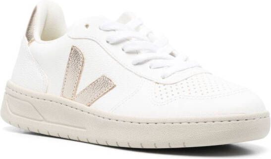 VEJA V-10 leather sneakers White
