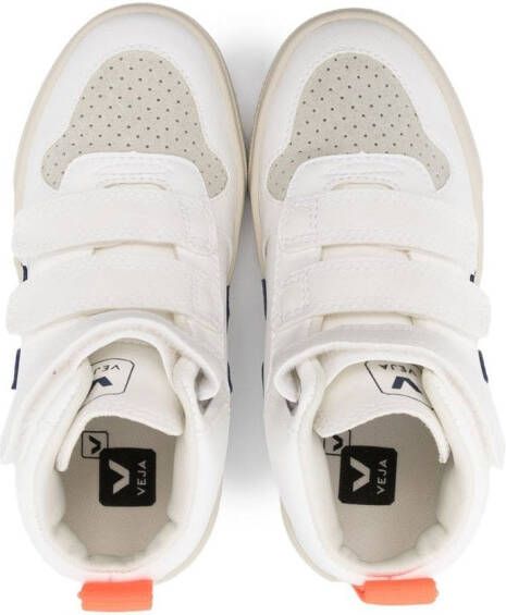 VEJA V-10 Mid touch-strap sneakers White